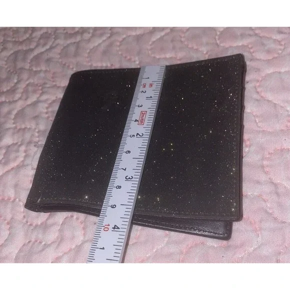 Maison Martin Margiela Glitter Textured Leather‎ Bifold Wallet Men's
